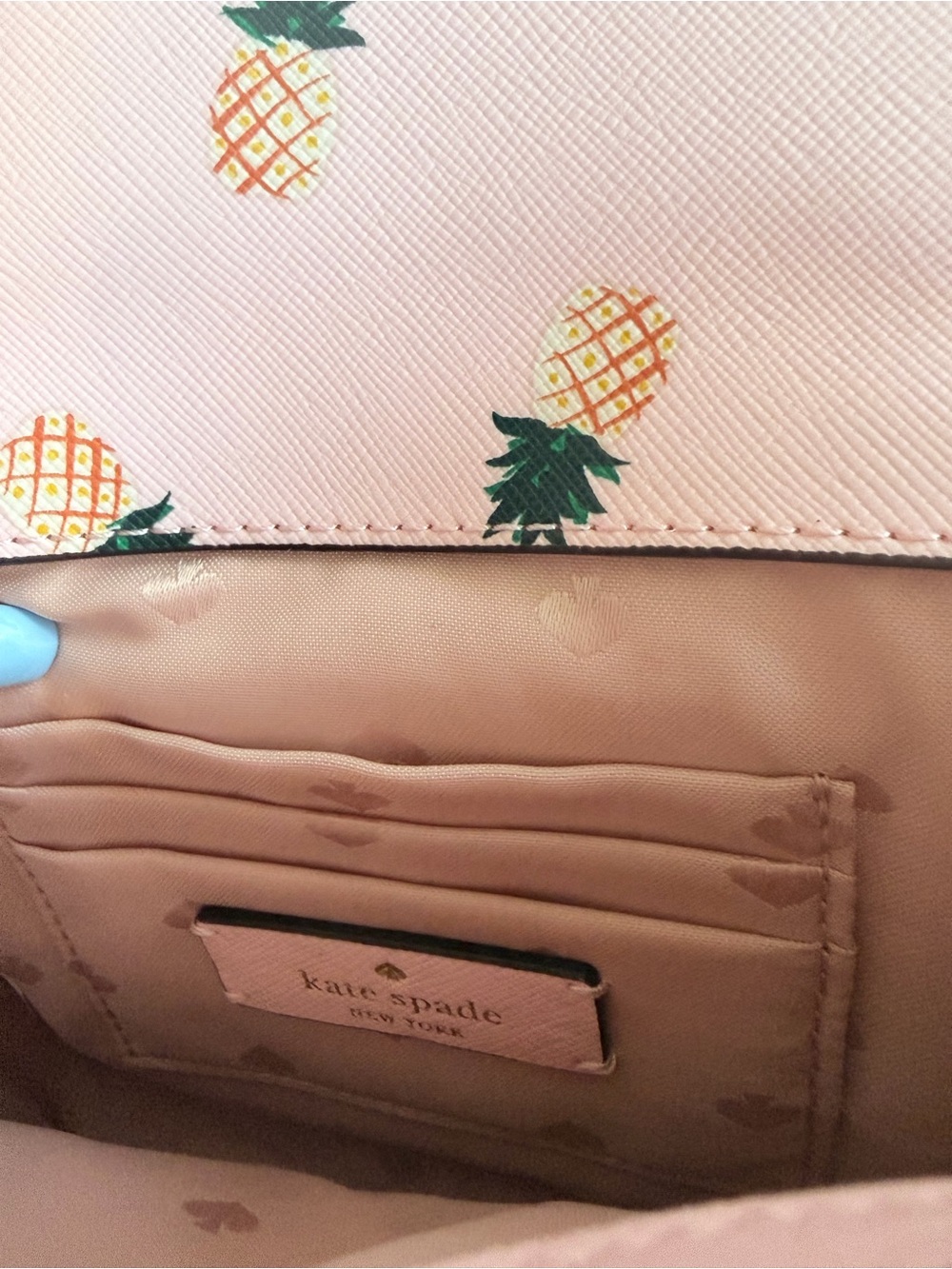 🍍💕 Kate Spade Pink Pineapple Crossbody 🍍 NWOT ✨ Discontinued & HTF 💕 - Picture 5 of 9